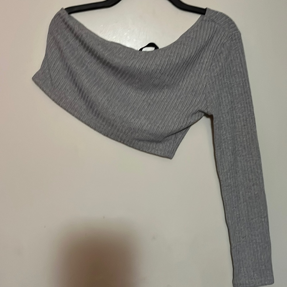 -grey top
